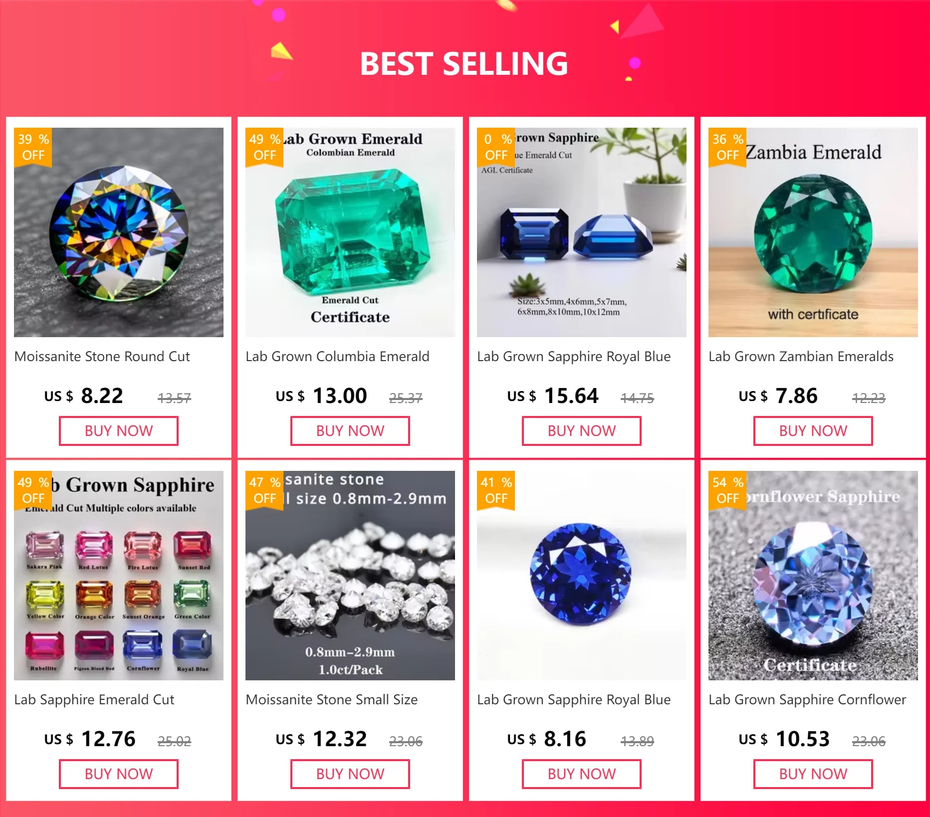 Natural Green Moissanite Stone Asscher Cut With Certificate Pass Diamonds Tester Gemstones