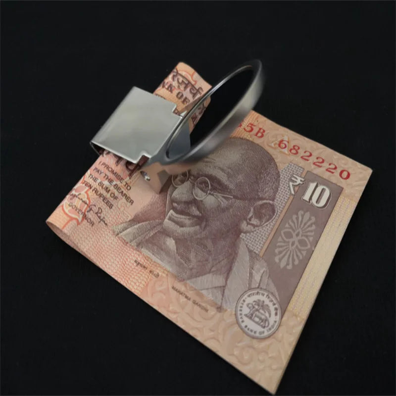 1Pc Stainless Steel Metal Money Clip Creative Banknote Clip Belt Clip Personality Bookmark Clips Wallet Ticket Folder Men Women