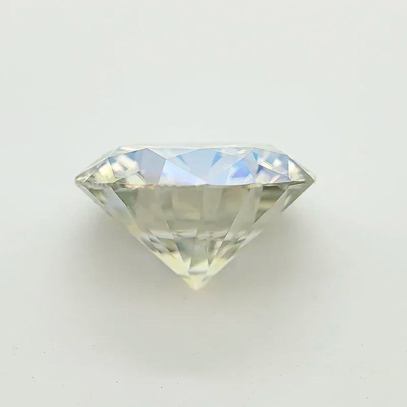 Moissanite Stone AB Colour Gemstone Round Cut  Lab Created Diamond with GRA Certificate