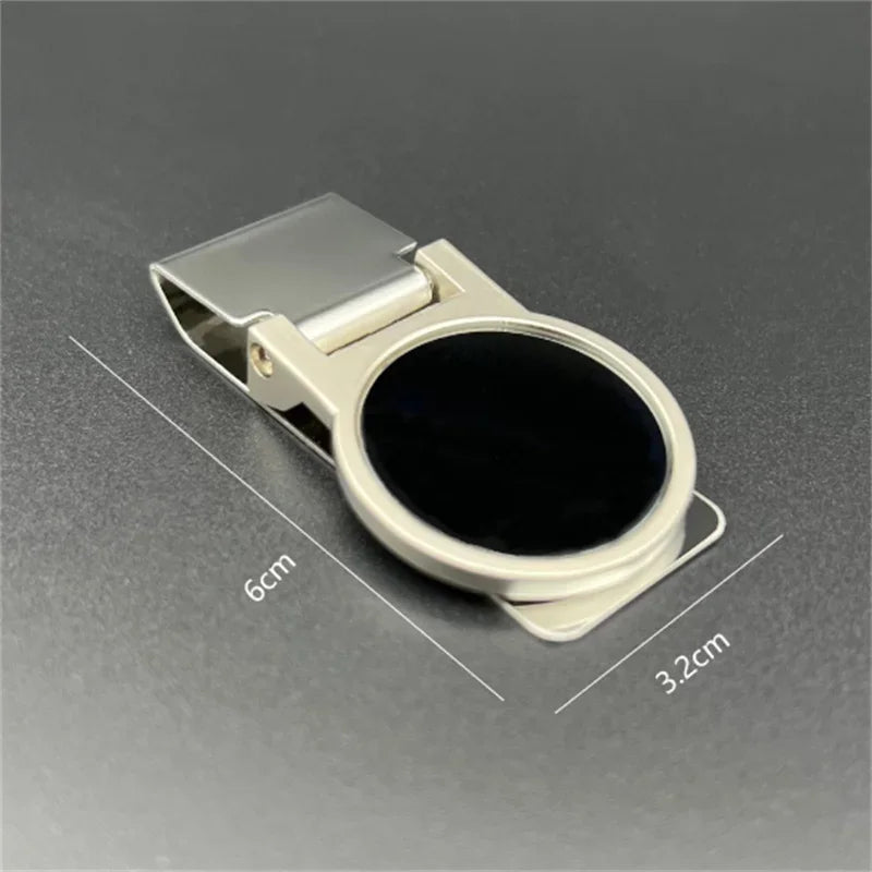 1Pc Stainless Steel Metal Money Clip Creative Banknote Clip Belt Clip Personality Bookmark Clips Wallet Ticket Folder Men Women