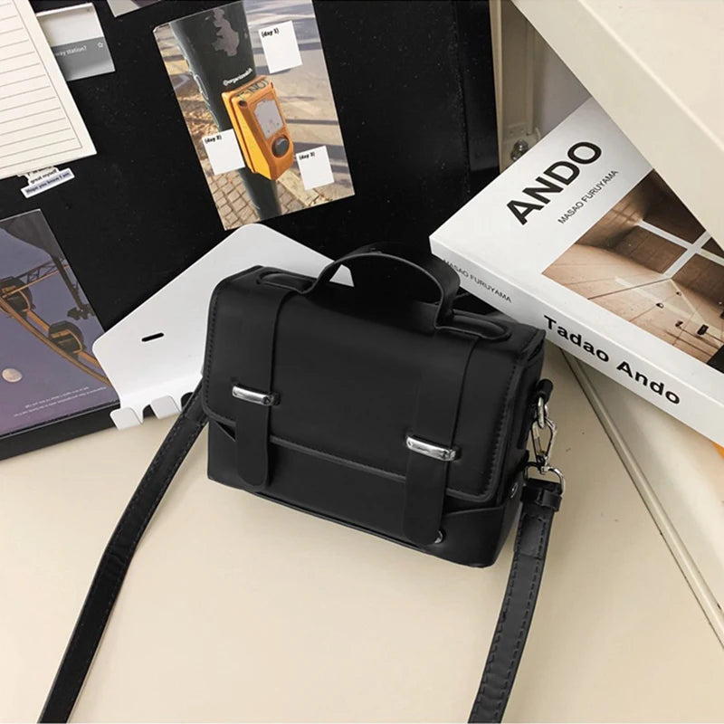 Men's Small Flip Style Shoulder/Crossbody Bag Fashionable PU Leather