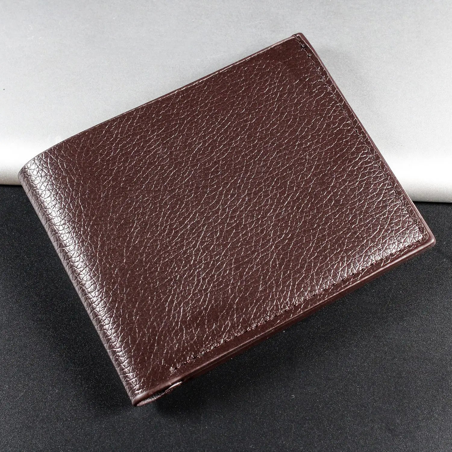 Mens Ultra Thin PU Leather Slim Wallets Luxury Designer with Driving License Holder
